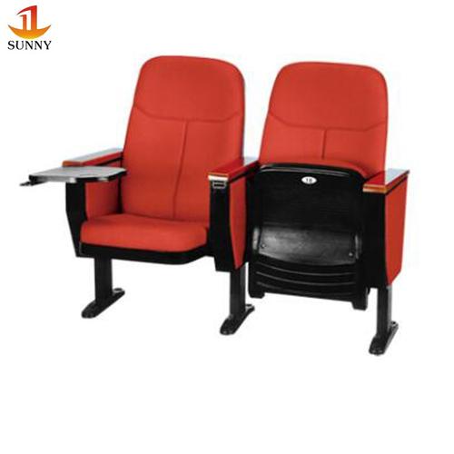 工厂供应红色织物礼堂用于电影院椅子